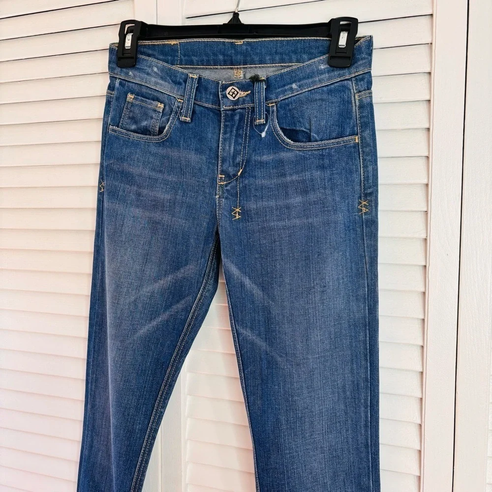 KSUBI Scooter Tallina Mid Indigo Jeans Size 24 - Picture 2 of 7